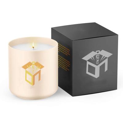 China Recyclable Custom Logo Candle Luxury Paper Box Packaging Candle Box With Customized Printed Cardboard for sale