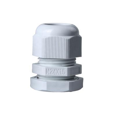 China Gasket Plug Firmly Cable M24*1.5 Cable Glands Plastic Joint Pipe Nylon Gland Waterproof Connector IP68 With CE for sale