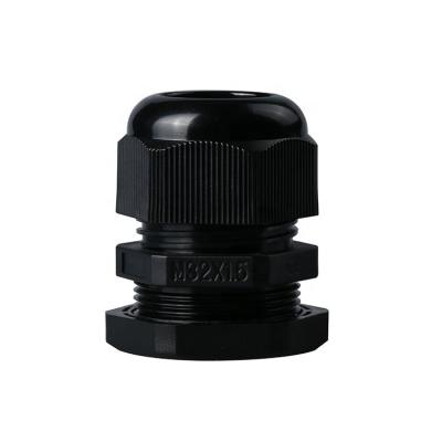 China Sealing piece plug firmly cable M32*1.5 plastic cable glands hose nylon gland plastic joint waterproof ip68 connector with CE for sale