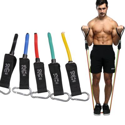 China Usual Packing Hip Resistance Loop Exercise Band 11Pcs Home Gym Resistance Exercise Tube Latex Loop Resistance Tubes Set for sale