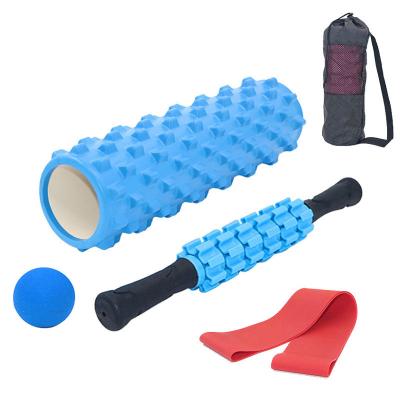 China 2021 New 5Pcs Durable Roller Pilates Yoga Fitness Exercise Relax Muscle Body Massage Yoga Pilate Sets for sale