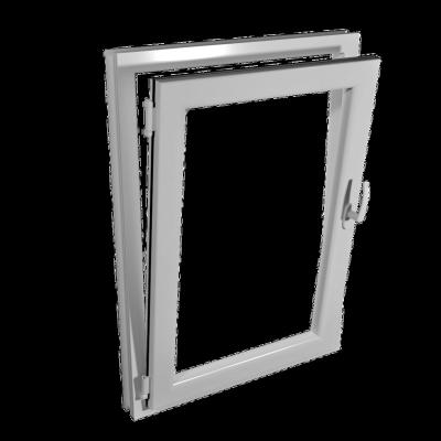 China Double Tempered Glass Aluminum Windows French Design Tilt And Turn Windows for sale