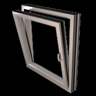 China Modern Popular Good Quality Aluminum Tilt And Turn French Art Factory Price Windows for sale