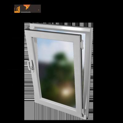 China Premium Quality Stained Glass Insulated Low-E Tempered Glass Tilt & Turn Aluminum Window for sale