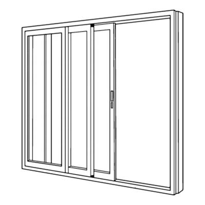 China China Factory Custom Thermal Break Aluminum Alloy Windproof Doors And Windows / Sliding Door for sale