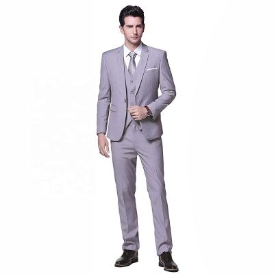 China Anti-wrinkle fashion gents men suits 3 pieces mens tweed blazer custom made formal party suits 100% wool custom made size for sale