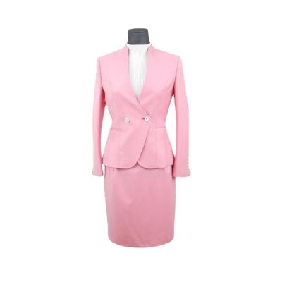 China wholesale new design formal women's suit skirt woman Anti-wrinkle 2021 slim fit office suits ladies fashion suit for sale