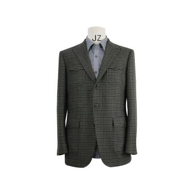 China Anti-Wrinkle Top Quality Hunting Tweed Suit Mens Customizable Fabric Classic Slim Fit Man Suits for sale