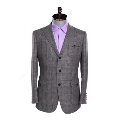 China Anti-wrinkle classic top quality man chasing business suit top quality fabrics woolen business suit for sale