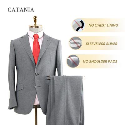 China Anti-Wrinkle China Suit Manufacturers Customizable Fabric Classic 2 Piece Business Men Suits for sale