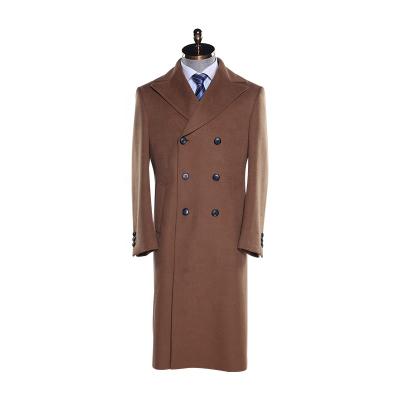 China factory direct sales of Anti-wrinkle coat woolen coat for men double breasted forma men coat winter for sale