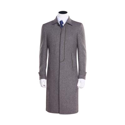 China 2020 Chinese Suppliers Anti-wrinkle New Men's Winter Coat Designs Long Tailored Cashmere Wool Winter Coat For Men for sale