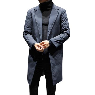 China Anti-Wrinkle Mens Anorak Jacket That Is Long Thick Trebched And Fashinable Winter Coat for sale