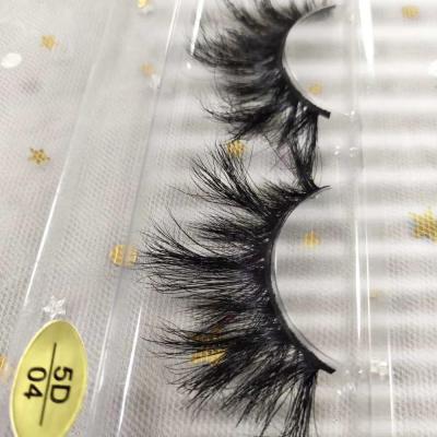 China Long Full Natural 5d Mink Lashes Blue Wick Box Mink Lashes 25mm for sale