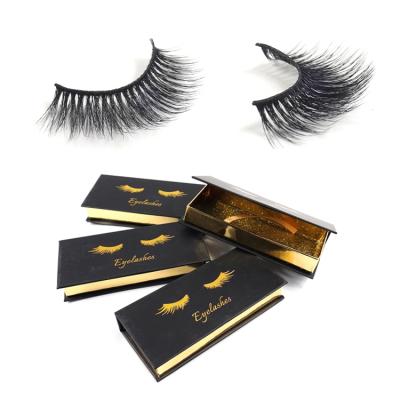 China Natural Curl Wholesale Make Own Faux Mink Eyelashes Vendor Silk Fake Brand Private Label Eyelashes for sale