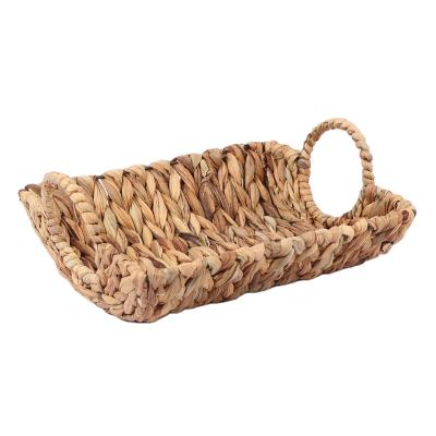 China 2021 Viable Quality Wholesale High Quality Corn Storage Basket Square Home Gardening Tray With Handle for sale