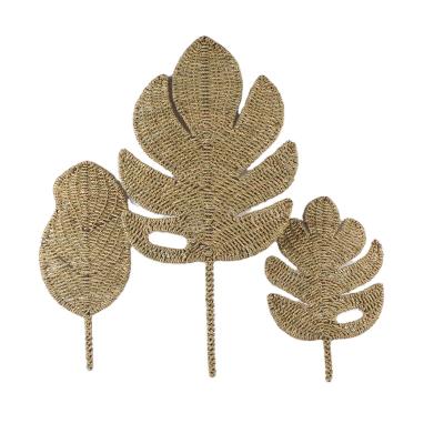 China 2021 handcrafted high quality and reasonable price modern home decoration grass leaf of new style for sale