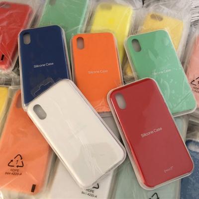 China 100% Original DHL free shipping OEM microfiber silicone shockproof liquid case cover for iphone 6 6s 7 8 plus X XS XR max with package for sale