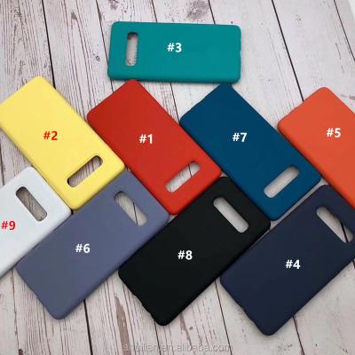 China Original factory wholesale free shipping shockproof silicone case cover for Samsung s10 s10+ s10e inclusive phone cover for sale