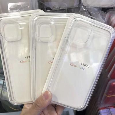 China Original Official Clear Shockproof Case Cover For iphone 6 7 8 plus pro max X XS max XR 11 with retail package silicone case for sale