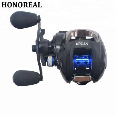 China HONOREAL Baitcast Caster Handle Rainbow Casting Small Baitcasting Reel Fishing Reel 12lbs/120yds for sale