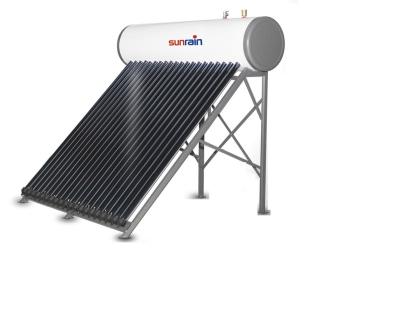 China Outdoor pressurized solar water heater with heat pipe for sale