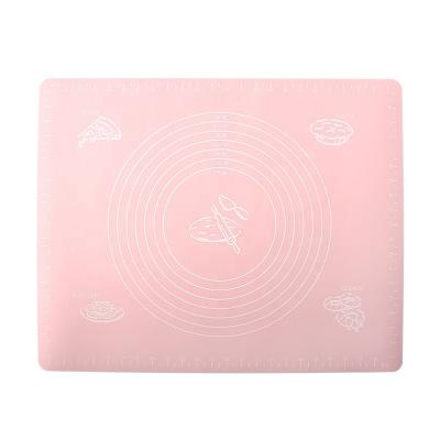 China 2023 Disposable Top Selling Food Grade Non Stick Silicone Tread Mat Odorless Silicone Kneading Pad Kneading Pad With Measure for sale