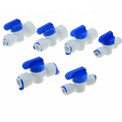 China Outdoor Plastic Straight Pipe Fittings Union Connector Water Filter Ball Valve For RO System for sale