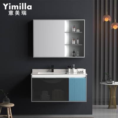 China New Design Modern Plywood Luxury Wooden Bathroom Vanity for sale