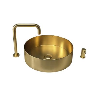 China Sustainable Bathroom 304 Stainless Steel Sink Designer Wash Basin for sale