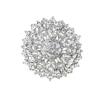 China Fairy Women Crystal Rhinestone Auto Brooch Brooches Engagement/Birthday/Wedding/Party Crown/Gift Large for sale