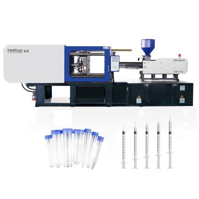 China Horizontal Haituo fully automatic 160 ton syringe medical equipment injection molding machine for sale