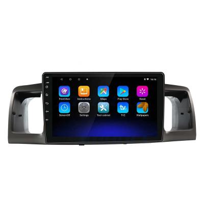 China 9 Inch Big Screen Android Car Auto Radio GPS DVD Player For TOYOTA COROLLA 2007 EX With GPS Wifi Support Frame for sale