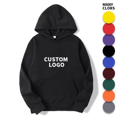 China Anti-wrinkle High Quality Custom Logo men's hoodies sweatshirts hoodies unisex Plus Size plain hoodies For Winter for sale