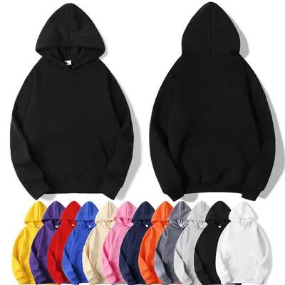 China Anti-wrinkle Factory wholesale Cheap unisex hoodie Rhinestone Heat Transfer Printing Pullover sweatshirts custom hoodies for sale