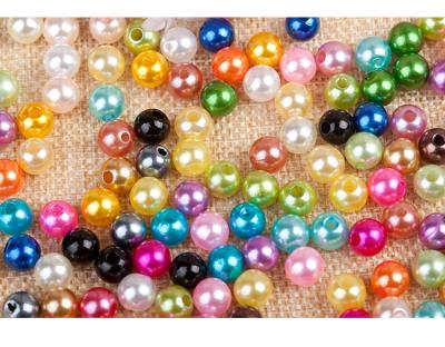 China Diy JEWELRY accessories sell by kilograms high brightness ABS imitation pearl beads for sale