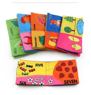 China Soft Cheap Design 6 Mixed Children's Day Gift Education Baby Cloth Books for sale