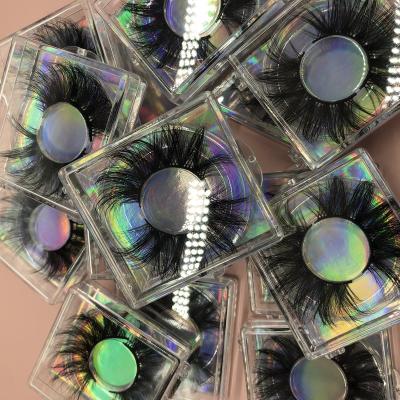 China Thick Wholesale Mink Lashes Box Packaging Natural Mink Eyelashes With Packaging for sale