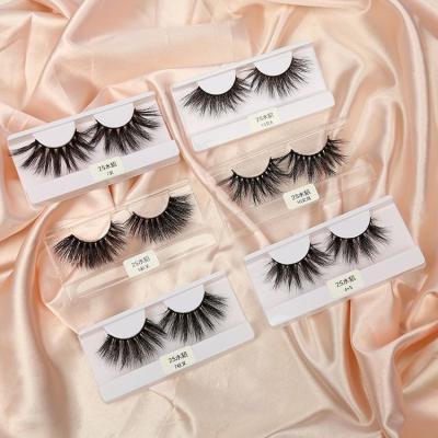 China Mink Eyelashes Private Label Hand Made Winged Own Logo Fluffy 3d 25mm lashes 3d wholesale seller for sale