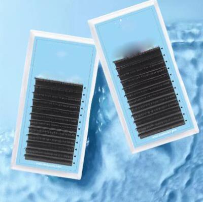 China Wholesale Custom Individual Seller Private Label Winged Siberian Mink Eyelash Extension With Box Packing for sale