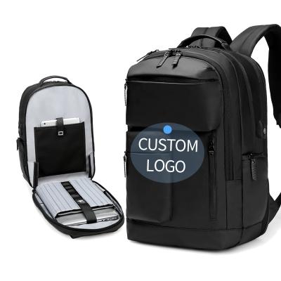 China With Custom Logo NEW Logo USB Backpack Men's Backpack School Laptop Bag School Laptop Bag Travel Increasing School Rucksack Bag for sale