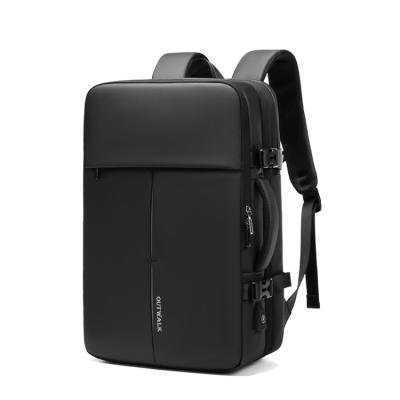 China With USB Men Backpack Bags 17inch Male Waterproof Polyester Backpack Custom Computer Bag Business Backpack for sale