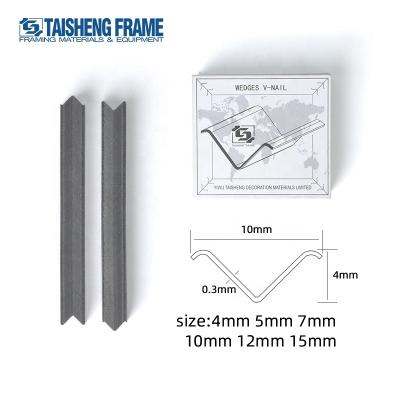 China TS-D46 Flat Type Framing Nail 15mm Hardwood v-nail UNI vnail vnail for sale