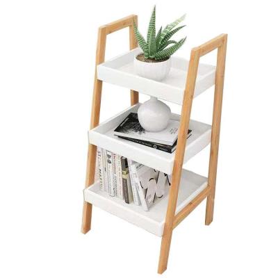 China Sustainable Stock Living Room Multifunctional Storage 3 Tier Shelf Fast Delivery for sale