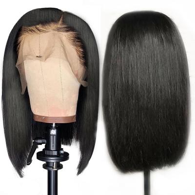 China Cheap Imported Transparent Swiss Headband Bob Wig Straight Cuticle Aligned Lace Wave Peruvian Raw STRAIGHT Price 100% Virgin Hair Wig Full for sale