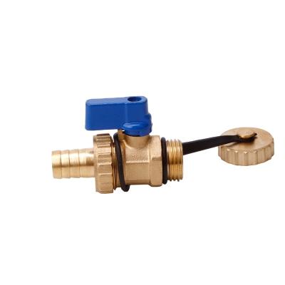 China General Brass Boiler Drain Water Ball Valve With Union Chain for sale