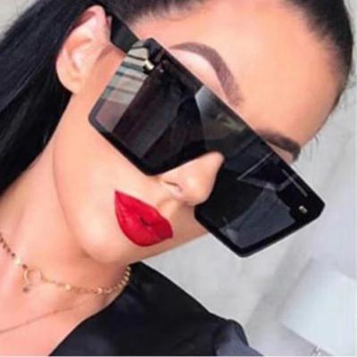 China 10 Years Experience Latest Fashion Gradient Color Women Man Oversized Sunglasses Rimless Women Sunglasses for sale