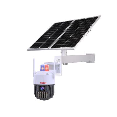 China Human Motion Tracking 80W 40AH Working Stably 4-7 Days In Days Raning Solar Power IP CCTV 4g Wifi Camera Outdoor Security Cameras for sale