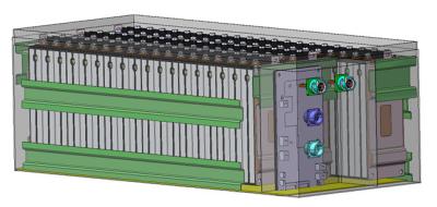 중국 차 골프 카트 건전지, 60v 120ah Lifepo4 Ev 건전지 팩 5 평행선을 20의 시리즈 합성 형태 때리십시오 판매용