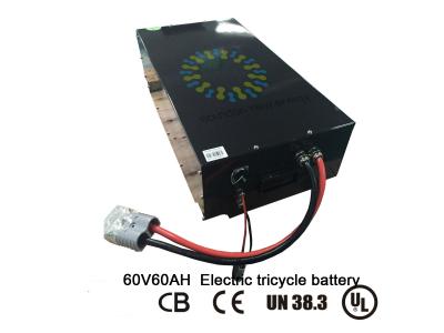 China Eco Friendly  60V 60Ah Lithium Ion Car Battery With Smart BMS And Fast Charge for sale